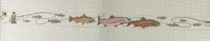 * Susan Roberts Needlepoint TTB150 Fishing Belt- 18m