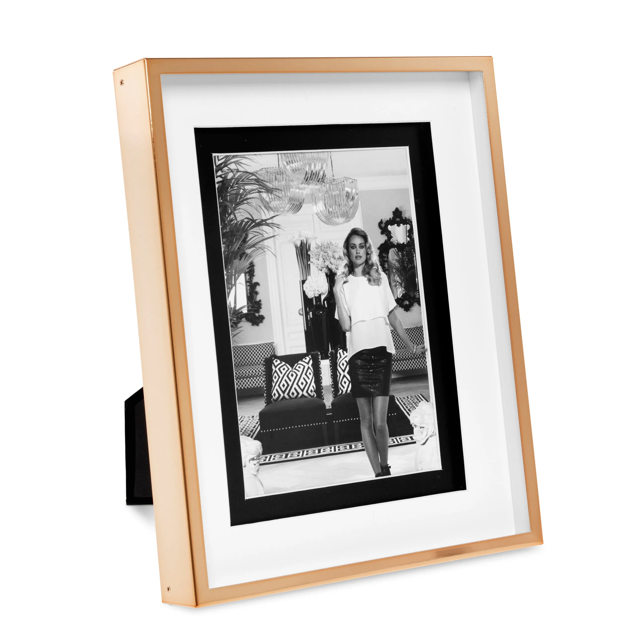 109726 - Picture Frame Gramercy L rose gold finish