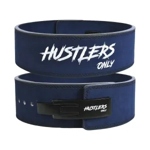 10mm Suede Leather Lever Belt - Blue