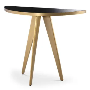 114431 - Console Table Aston brushed brass finish