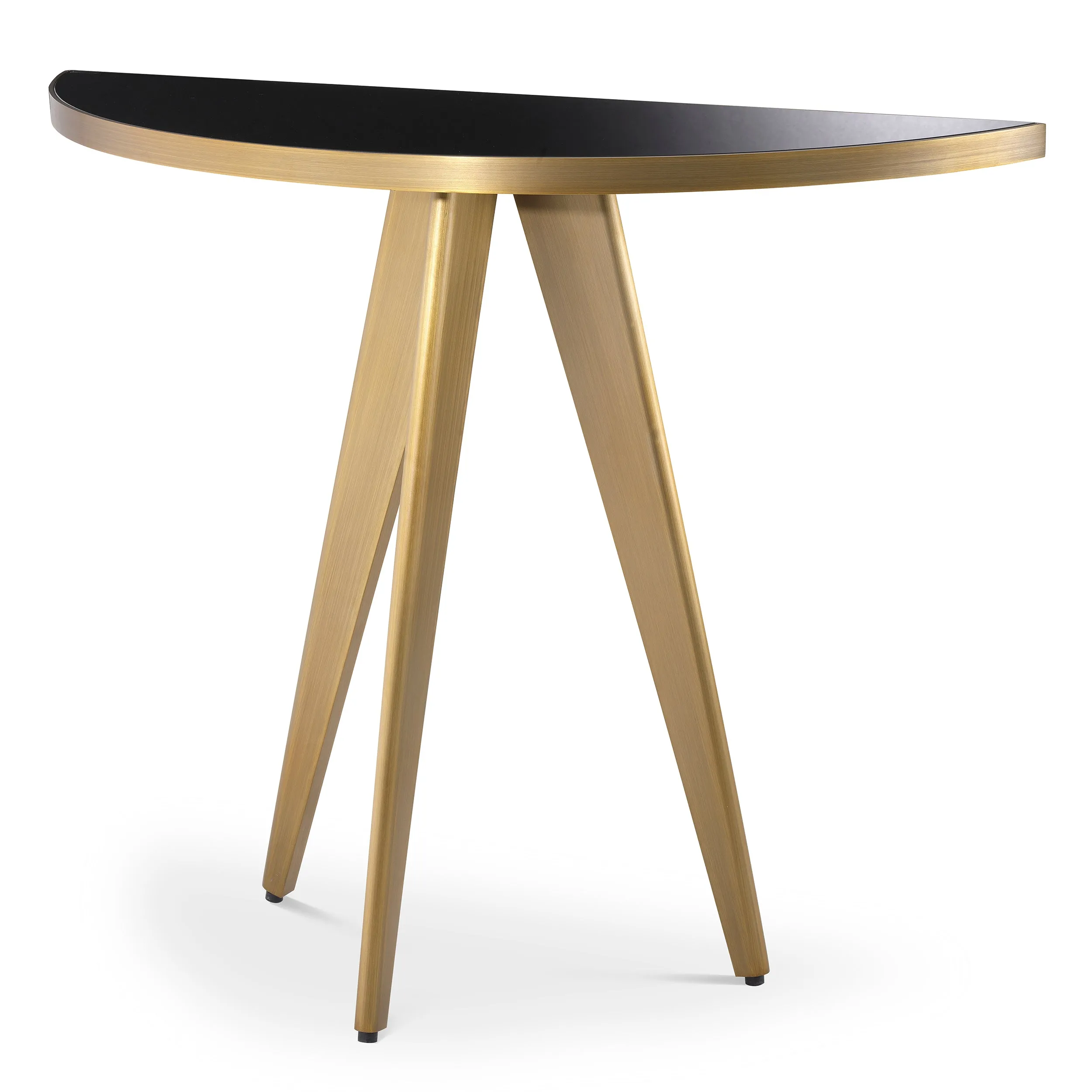 114431 - Console Table Aston brushed brass finish