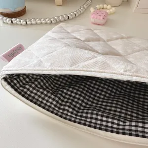 13" Laptop Pouch - Speckled Champagne