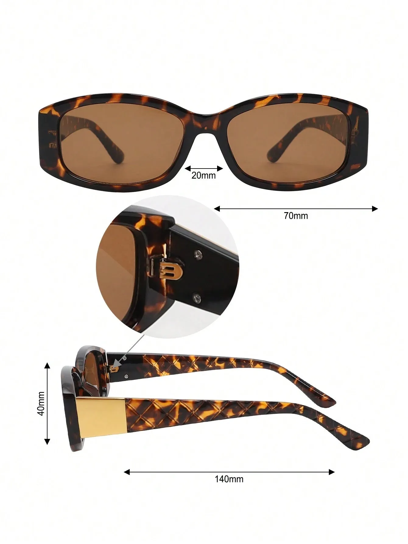 1pc Classic & Small Frame Eyeglasses