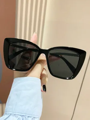 1pc Square Shape Metallic Sunglasses- FD ⚡