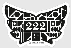 222- ANGEL NUMBER STICKER
