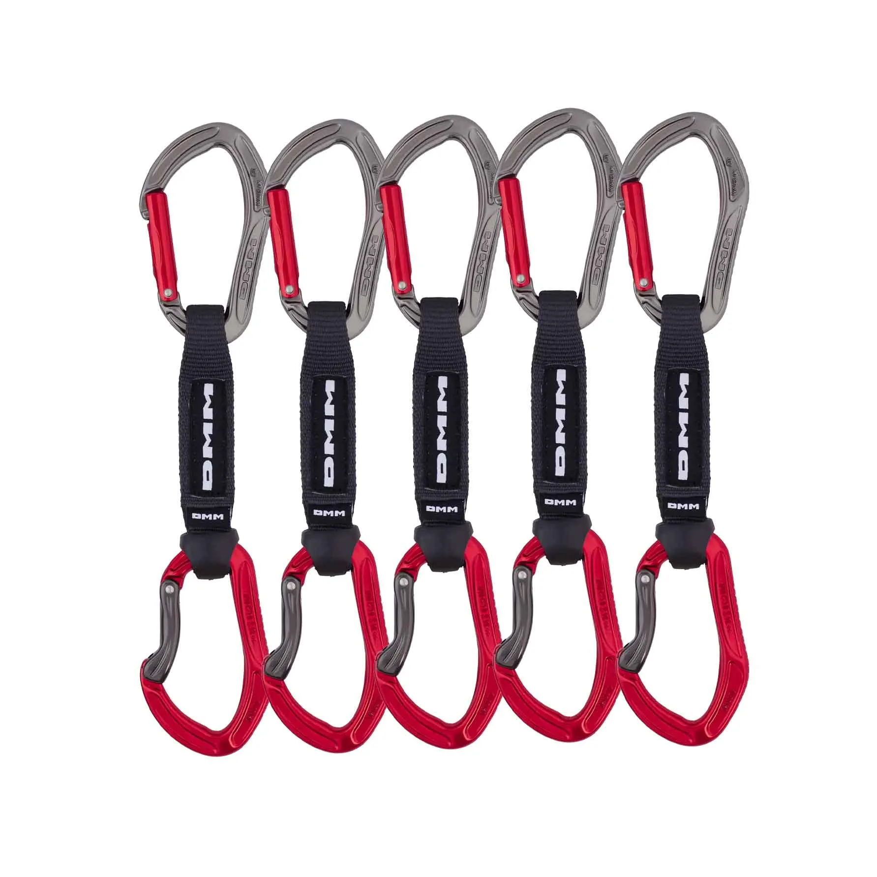 5 Pack - Alpha Sport Climbing Quickdraw 12cm