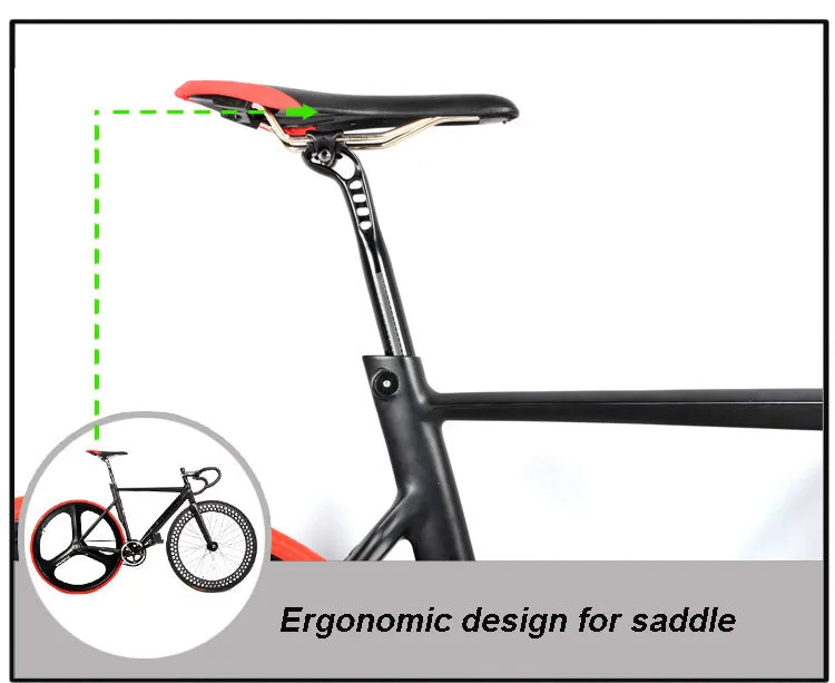 700C Racing Bike Bicycle Aluminum Alloy Frame Fixed Gear Fixed Cog Back Riding Track Bike