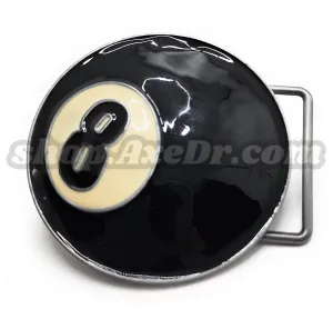 8 Ball Belt Buckle
