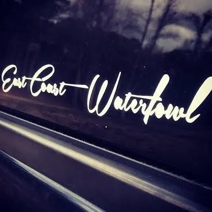 8" ECW Script Decal