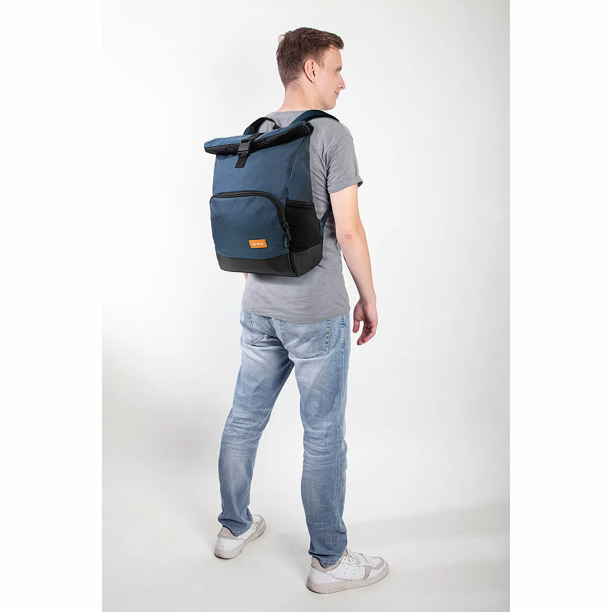 Abstract Rolltop Backpack 14"