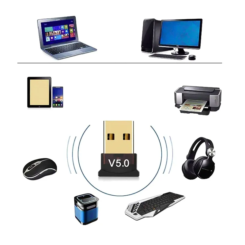 Adapter Bluetooth 5.0 do Komputera PC, Laptopa