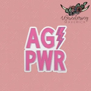 AG PWR Sticker