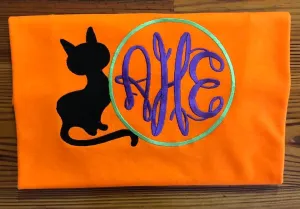 AGD 10022 Halloween Monogram Frame