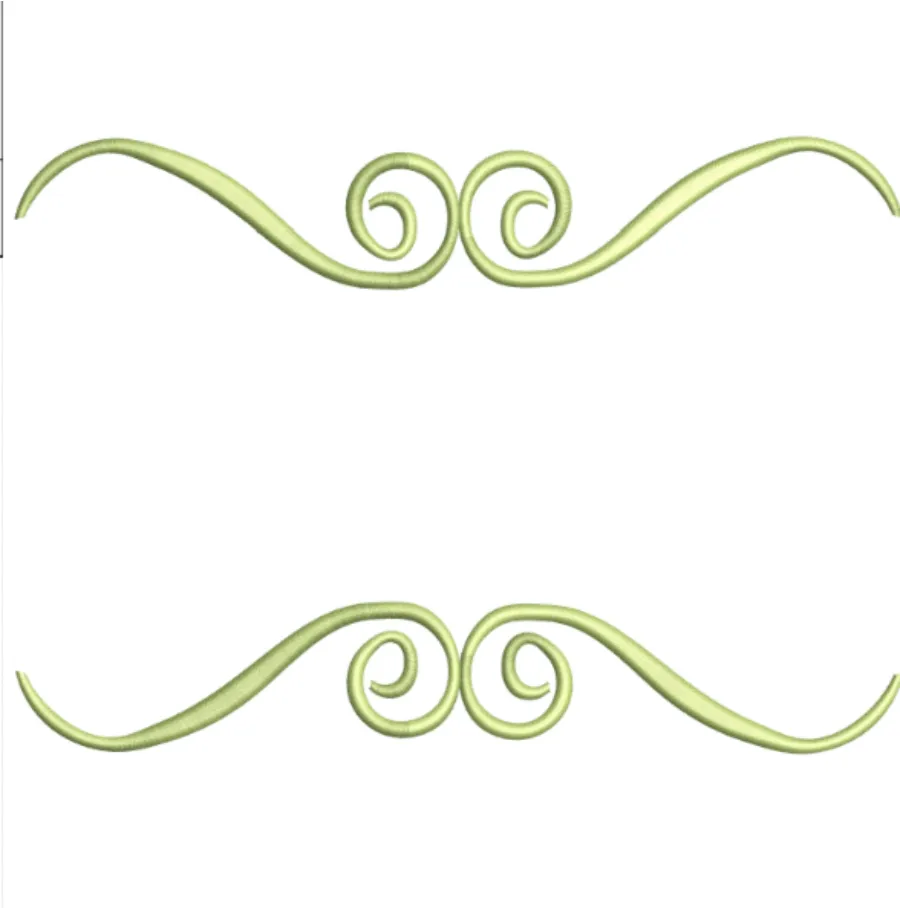 AGD 10950 Swirly Monogram Frame