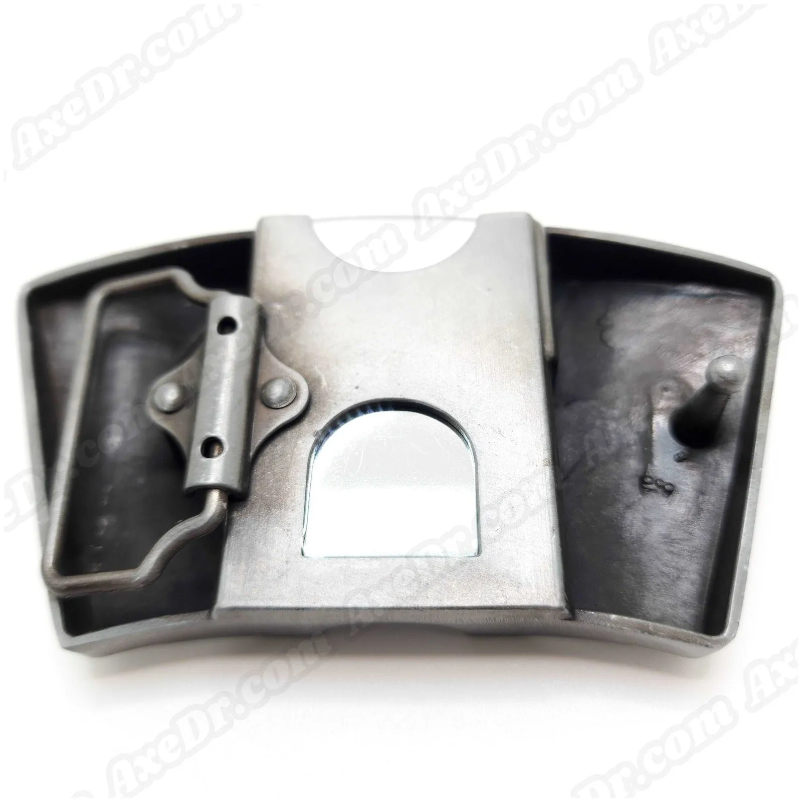 All Aces Lighter Belt Buckle with Genuine Buffalo Leather Belt