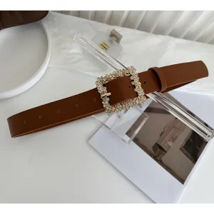 Alloy pin buckle ladies belt jlthb0044