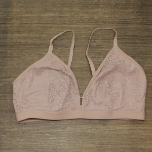 All.you.lively Women's Palm Lace Busty Bralette Brown 3