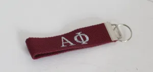 Alpha Phi Wristlet Keychain