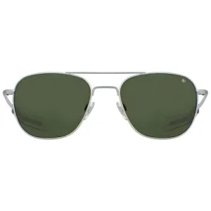 American Optical Original Pilot | Progressive Prescription Sunglasses | Matte Silver