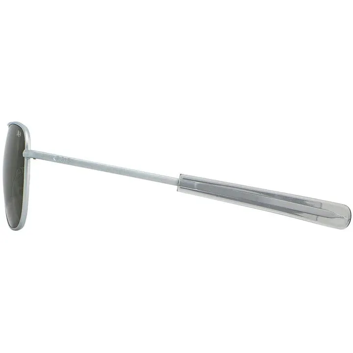 American Optical Original Pilot | Progressive Prescription Sunglasses | Matte Silver
