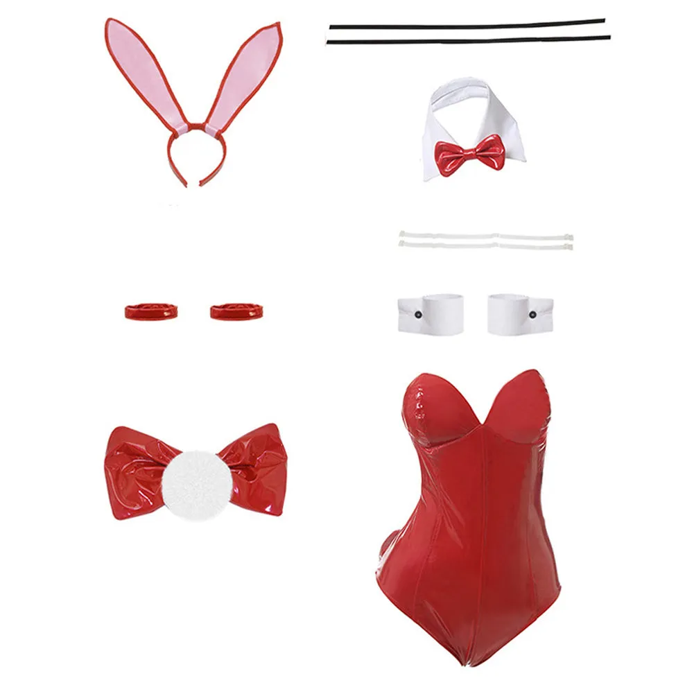 Anime Saenai Heroine no Sodatekata Women Sexy Jumpsuit Cosplay Costume Eriri Spencer Sawamura Sexy Red Bunny Girl Costume