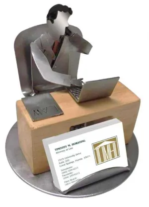 Attorney Male Business Card Holder