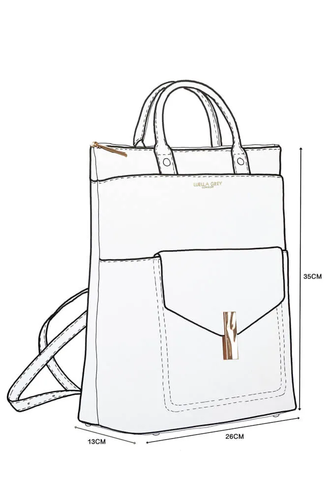 Audrey Black Laptop Backpack