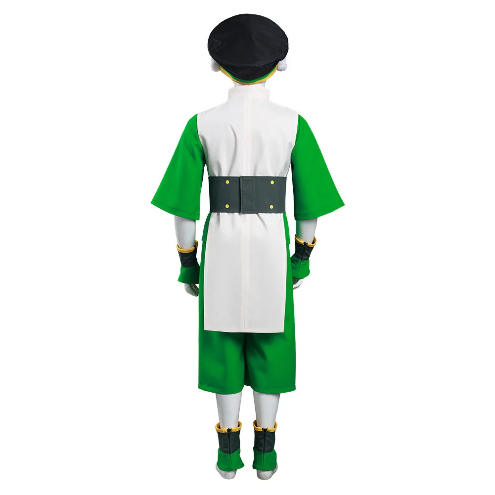 Avatar: The Last Airbender Halloween Carnival Suit Toph bengfang Cosplay Costume Kids Children Vest Pants Outfit