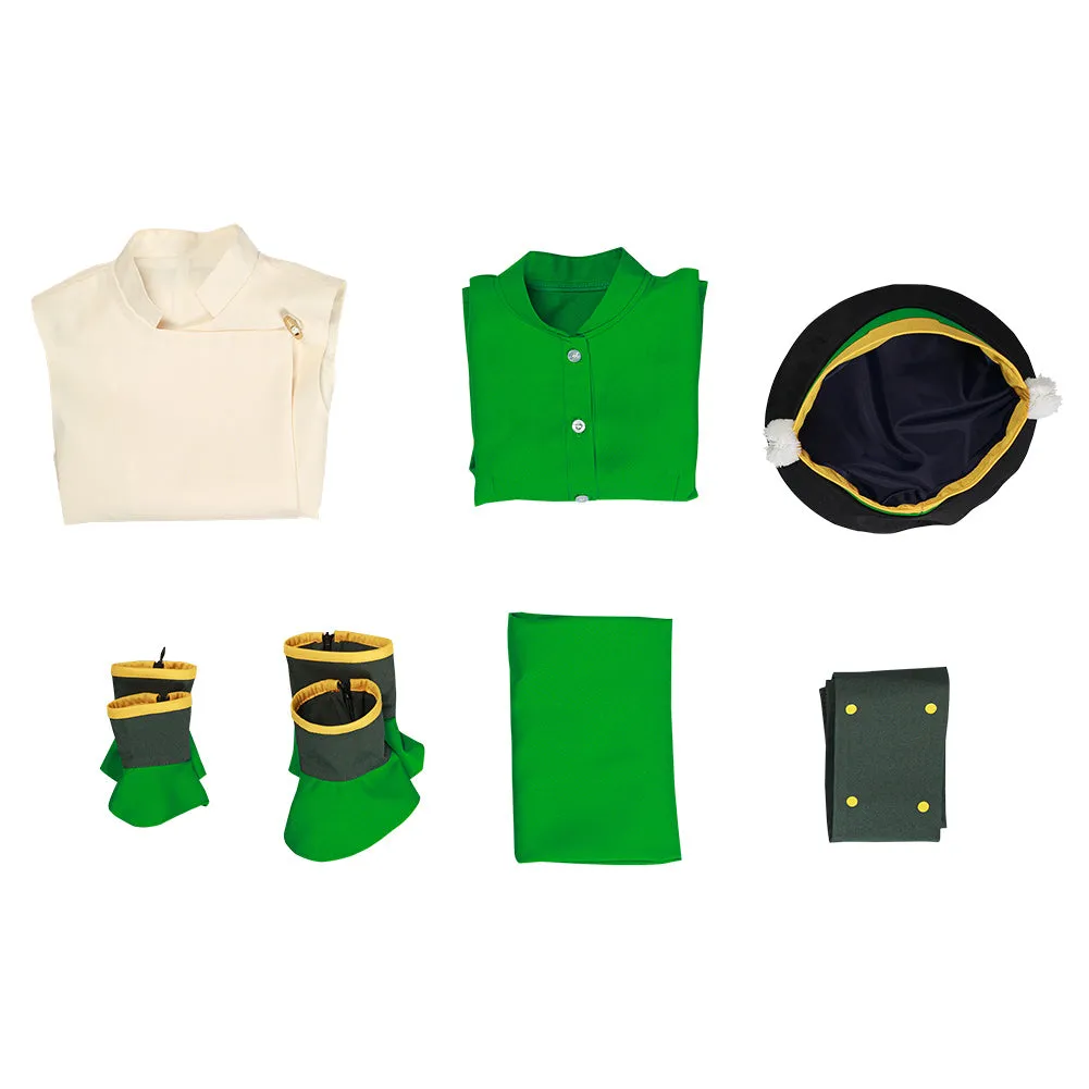 Avatar: The Last Airbender Halloween Carnival Suit Toph bengfang Cosplay Costume Kids Children Vest Pants Outfit