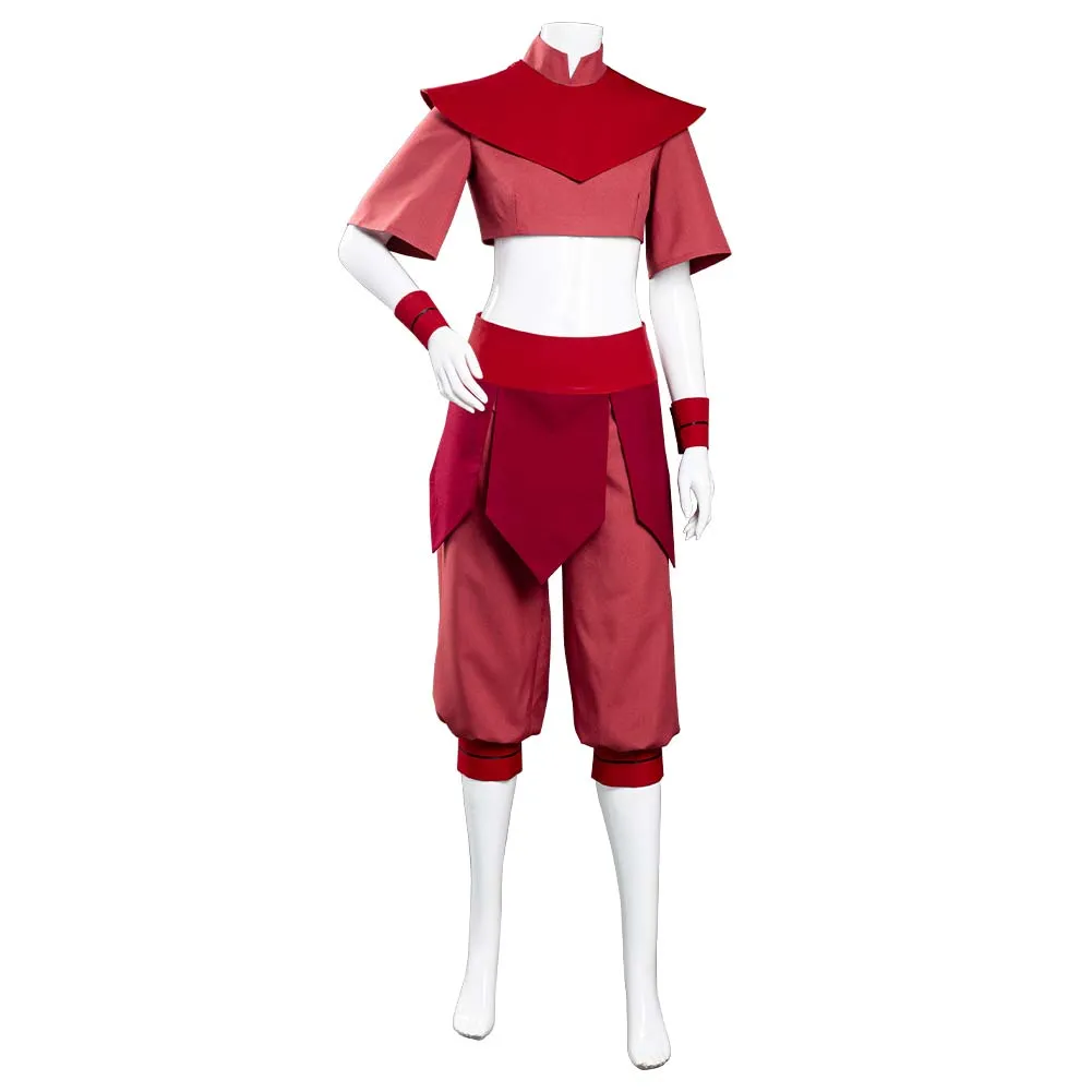 Avatar: The Last Airbender Halloween Carnival Suit Ty Lee Cosplay Costume Jumpsuit Outfit