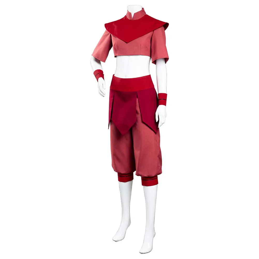 Avatar: The Last Airbender Halloween Carnival Suit Ty Lee Cosplay Costume Jumpsuit Outfit