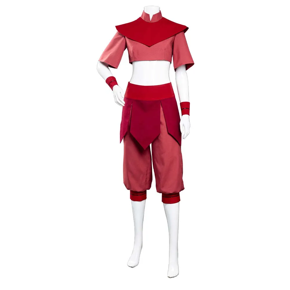 Avatar: The Last Airbender Halloween Carnival Suit Ty Lee Cosplay Costume Jumpsuit Outfit