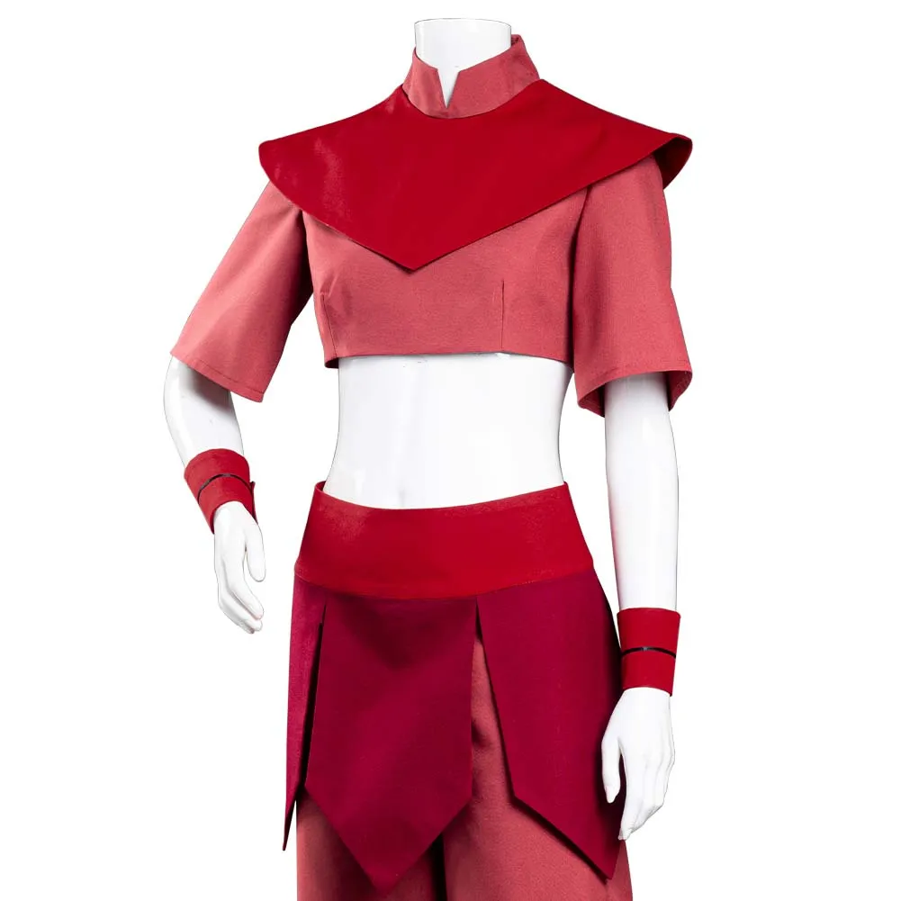 Avatar: The Last Airbender Halloween Carnival Suit Ty Lee Cosplay Costume Jumpsuit Outfit