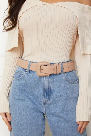 Avery Taupe Belt