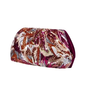 Ayla Dusk Sequin Clutch