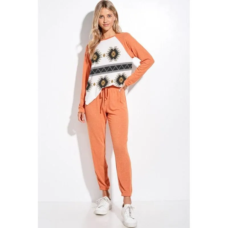 Aztec Lounge Wear Set