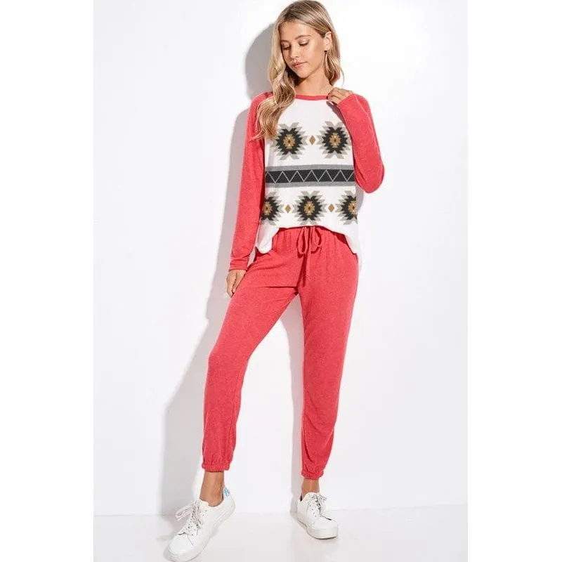 Aztec Lounge Wear Set