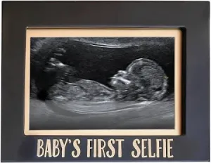 Baby's First Selfie Sonogram Picture Frame
