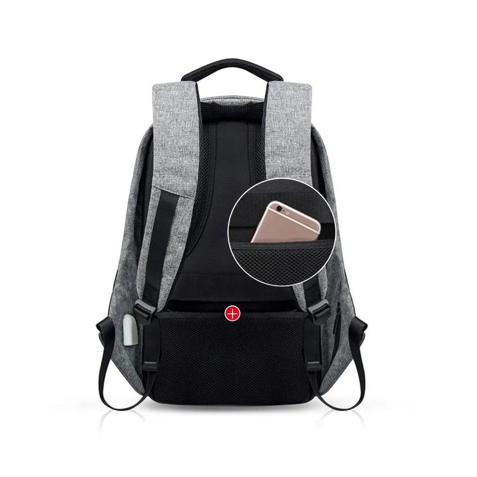 Backpack USB Charging & Anti-Theft <br> Nylon