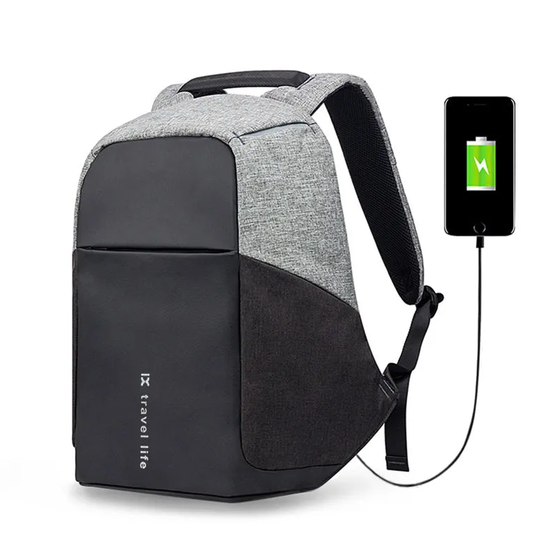 Backpack USB Charging & Anti-Theft <br> Nylon