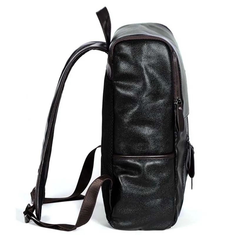 Backpack USB Charging <br> Vegan Leather
