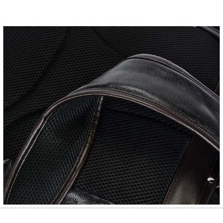Backpack USB Charging <br> Vegan Leather