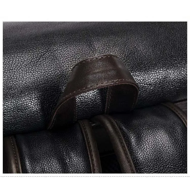 Backpack USB Charging <br> Vegan Leather