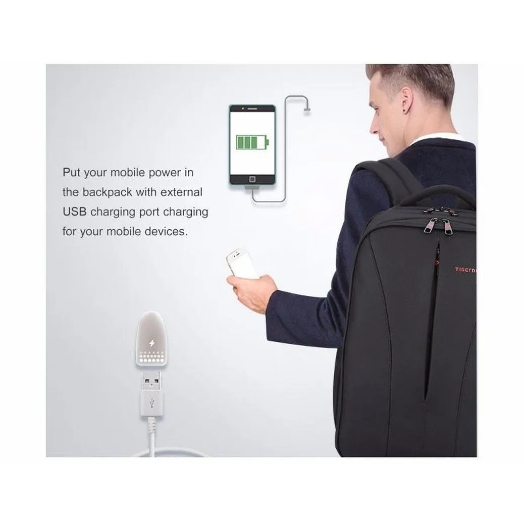 Backpack USB Charging<br> Nylon