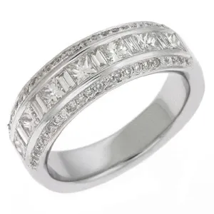 Baguette & Round Diamond Ring