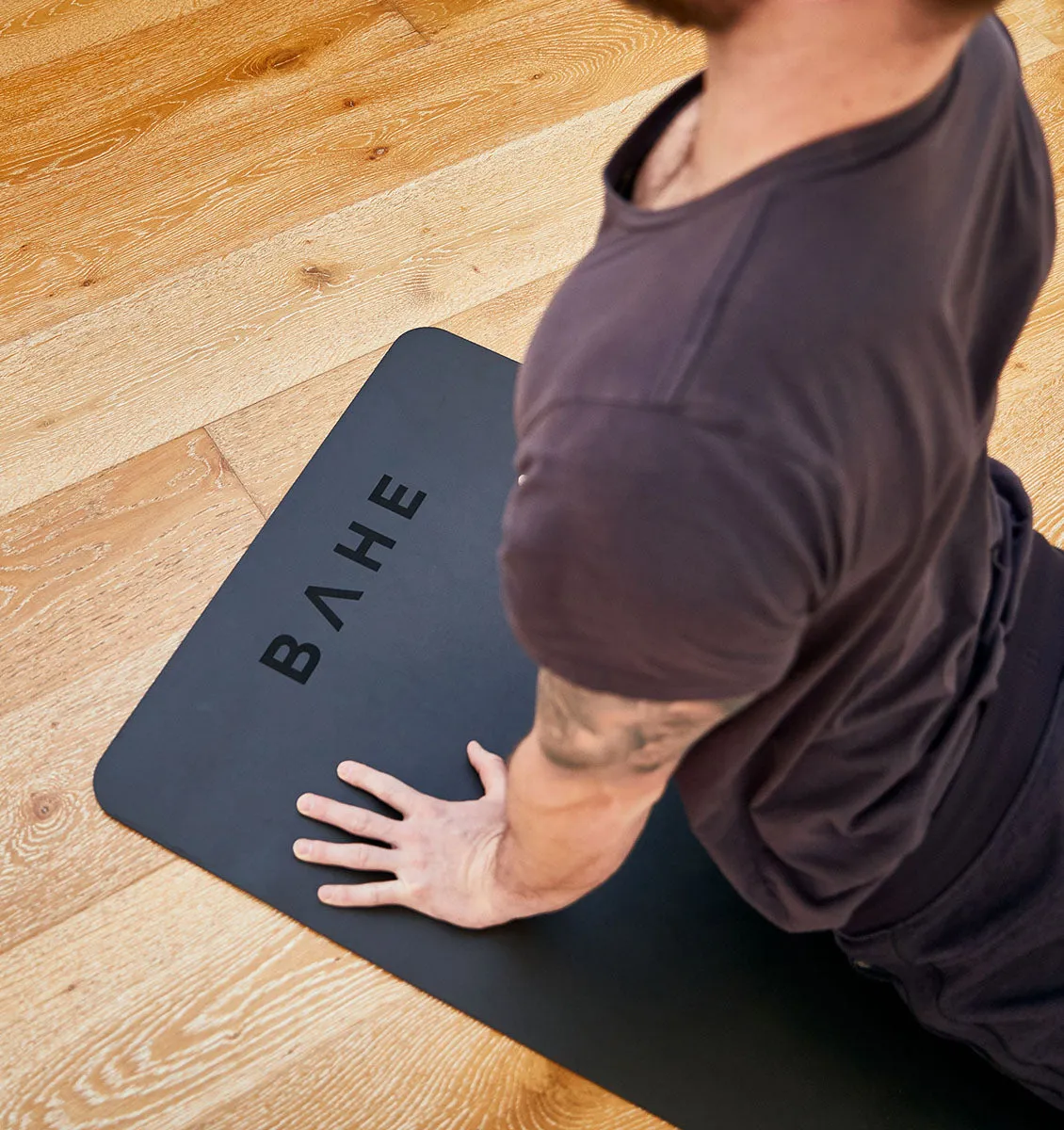 BAHE Power Hold Yoga Mat - 4mm - Anthracite