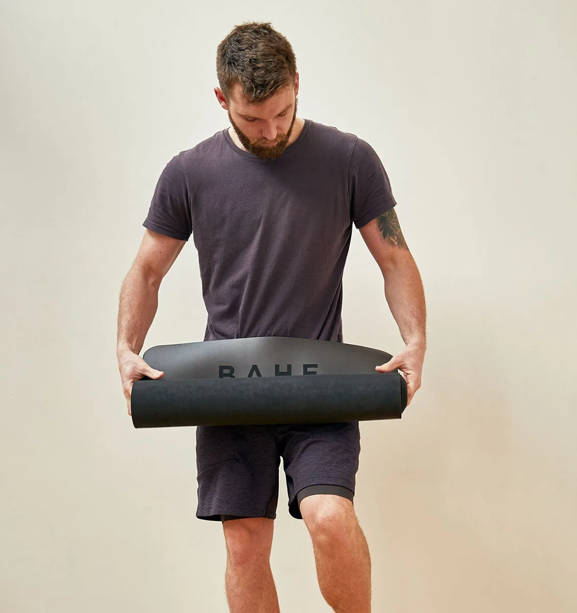 BAHE Power Hold Yoga Mat - 4mm - Anthracite