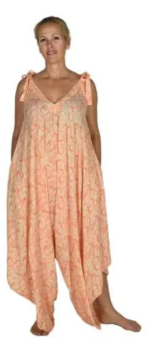 Bali Jumper - Hibiscus - Coral Pink & Sunlight