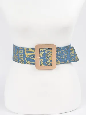 Baloa Denim Wide Waist Belt BIG ✨ MONTH ✨ SALE ✨