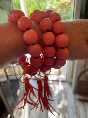 Beaded Wristlet Keychain